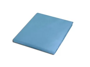 Prześcieradło satyna bawełniana niebieski 009/160x200 PSAT160X200/NIEB009 - Prześcieradła - miniaturka - grafika 1