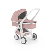 Wózki dziecięce - Wózek Greentom Carrycot white - blossom - miniaturka - grafika 1
