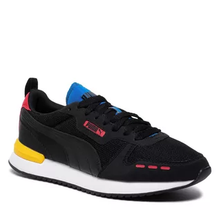 Sneakersy damskie - Puma Sneakersy R78 373117 38 Black/Black/High Risk Red - grafika 1