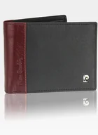 Portfele - Pierre Cardin, Portfel skórzany męski, Tilak30 8806, czarny - miniaturka - grafika 1