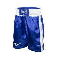Kimona, stroje i obuwie - EVERLAST Spodenki bokserskie BOXING TRUNKS PRO - Black/White - L - miniaturka - grafika 1