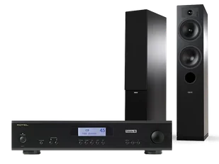Rotel A11 Tribute (czarny) + Tesi 5 (czarny) - Zestawy stereo - miniaturka - grafika 1