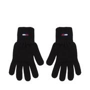 Rękawiczki - Rękawiczki Damskie Tommy Jeans Tjw Flag Gloves AW0AW15480 Black BDS - miniaturka - grafika 1