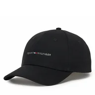 Czapki męskie - Czapka z daszkiem Tommy Hilfiger Th Foundation Hct 6 Panel Cap AM0AM14045 Czarny - miniaturka - grafika 1