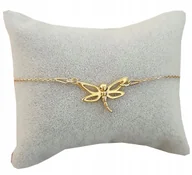 Bransoletki - Złota bransoletka gwiazd CELEBRYTKA WAŻKA SREBRO - miniaturka - grafika 1