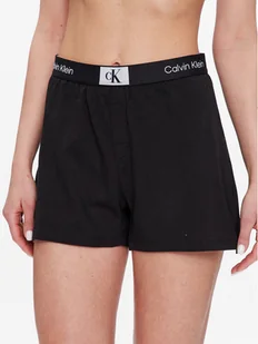 Calvin Klein Underwear Szorty piżamowe 000QS6947E Czarny Regular Fit - Piżamy damskie - miniaturka - grafika 1
