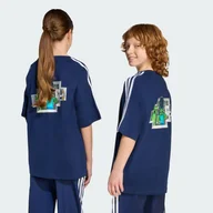 Koszulki dla dziewczynek - Koszulka dla dzieci z grafiką adidas Originals X Minecraft - Adidas - miniaturka - grafika 1
