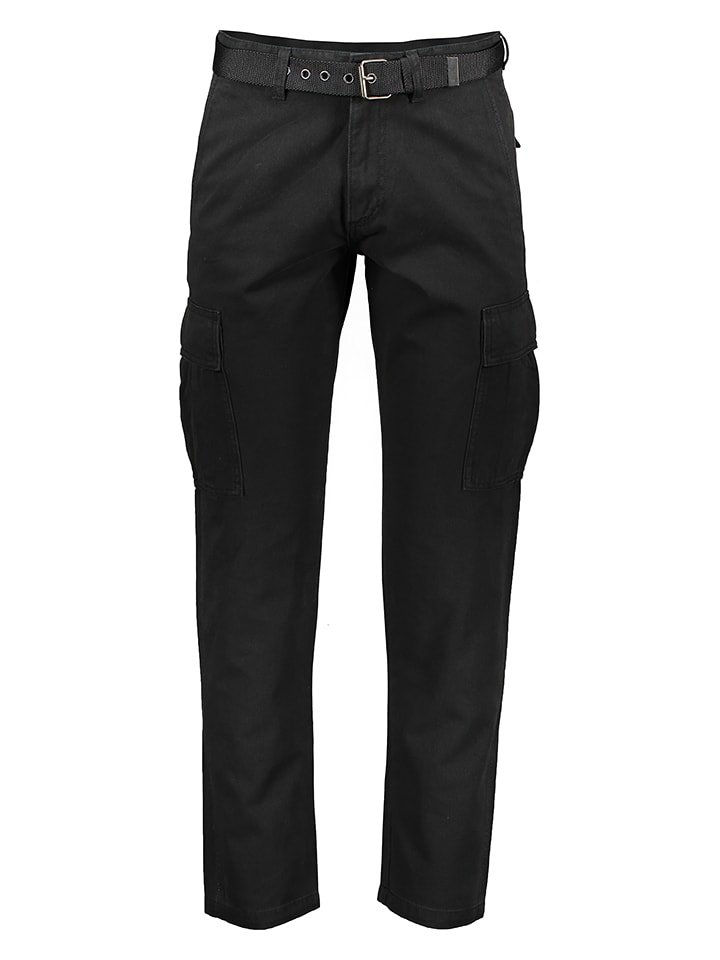 Jack & Jones Bojówki w kolorze czarnym