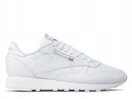 Buty sportowe męskie - Buty Męskie Reebok 100008492 Classic Leather Białe 42,5 - miniaturka - grafika 1