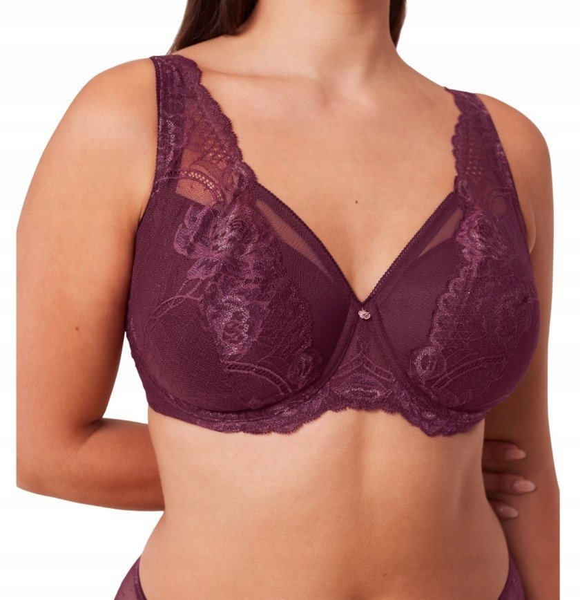 Triumph biustonosz miękki czerwony Wild Peony Florale STANIK rozmiar 75C