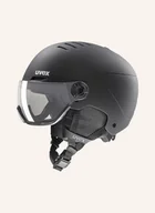 Kaski narciarskie - Uvex Kask Narciarski Wanted Visor V schwarz - miniaturka - grafika 1