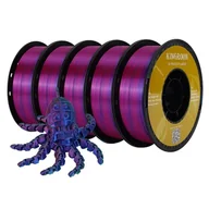 Filamenty i akcesoria do drukarek 3D - filament do drukarek 3D, jedwabiste wykończenie, opcja trzech kolorów, czerwony zielony niebieski - miniaturka - grafika 1