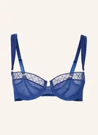 Biustonosze - Triumph Biustonosz Z Fiszbinami Palina Cosmic Heartbeat blau - miniaturka - grafika 1