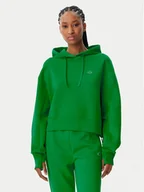 Bluzy damskie - Lacoste Bluza SF0281 Zielony Regular Fit - miniaturka - grafika 1