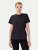 Koszulki i topy damskie - Wrangler T-Shirt Sign Off 112373023 Czarny Slim Fit - miniaturka - grafika 1