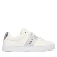 Buty dla dziewczynek - Sneakersy Guess J5BZ47 WO120 Biały - miniaturka - grafika 1