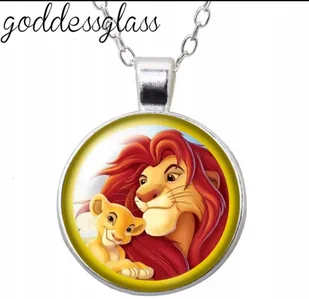 Naszyjnik wisiorek Król Lew Bajka prezent - Wisiorki - miniaturka - grafika 1