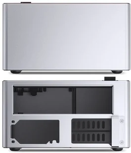 Jonsbo NV10 PC Gehuse, Mini-Gehuse, ITX - silber - Obudowy komputerowe - miniaturka - grafika 1