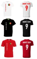 Koszulki sportowe męskie - Koszulka Portugalia ANDRE SILVA 9 - miniaturka - grafika 1