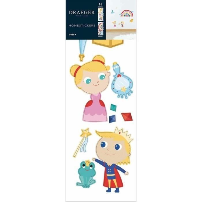 Naklejka ścienna Księżniczka i Książę - Draeger Paris