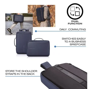 Plecak aktówka XD Design Bobby Bizz - blue - Plecaki - miniaturka - grafika 19