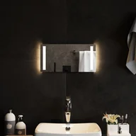 Lustra - vidaXL Lustro łazienkowe z LED, 40x20 cm - miniaturka - grafika 1