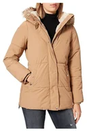 Kurtki damskie - Kurtka damska Vero Moda Finley AW21 ciepła parka beżowa-M - miniaturka - grafika 1