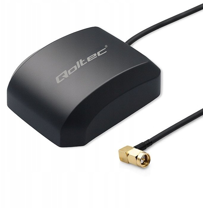Qoltec Mobilna Antena GPS GLONASS z podstawą magnetyczną dookólna 28dBi 50W SMA RA
