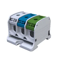 Kostki, złączki, wtyczki - Simet Złączka szynowa gwintowa Al/Cu STB 50-3X (87330) SIMBLOCK sza/nie/zie 81004020 - miniaturka - grafika 1