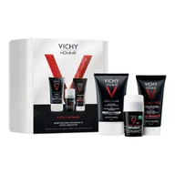 Zestawy kosmetyków męskich - Vichy Homme Zestaw: Balsam po goleniu + krem do twarzy + antyperspirant w kulce - miniaturka - grafika 1
