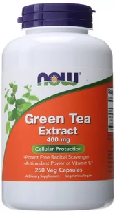 NOW Foods - Green Tea Extract, Zielona Herbata, 400mg, 250 vkaps - Suplementy naturalne NOW Foods - Green Tea Extract, Zielona Herbata, 400mg, 250 vkaps - Suplementy naturalne - miniaturka - grafika 1