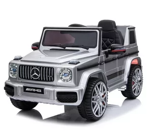 Mercedes G63 AMG Srebrny Lakier /bbh0003 - Pojazdy elektryczne dla dzieci - miniaturka - grafika 3