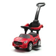 Jeździki dla dzieci - Jeździk dziecięcy z dźwiękiem i rączką Racer czerw Baby Mix - miniaturka - grafika 1