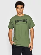 Koszulki męskie - Thrasher T-Shirt Skatemag Zielony Regular Fit - miniaturka - grafika 1