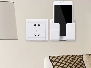 Uchwyt na ścianę do telefonu Alogy stojak na telefon hak do ładowania Biały - Statywy fotograficzne - miniaturka - grafika 3