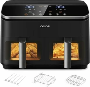 COSORI Dual Basket CAF-R901-AEU Air Fryer z podwójnym koszem - Frytkownice - miniaturka - grafika 4