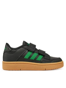adidas Sneakersy Rapid Court JS0637 Czarny - Buty dla dziewczynek - miniaturka - grafika 1