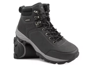 Trekkingi Męskie, buty zimowe- News 20MN20-3317, czarne - NEWS - Buty zimowe męskie - miniaturka - grafika 1