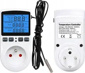 Inne urządzenia pomiarowe - Eurokomp Termostat z gniazdem 230V E6185 - miniaturka - grafika 1