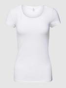 Koszulki i topy damskie - T-shirt z okrągłym dekoltem model 'LIVE LOVE’ - miniaturka - grafika 1