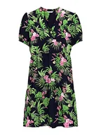 Sukienki - ONLY Onlnova Life S/S Thea Dress Aop Ptm sukienka letnia Kobiety, Black/Aop:436 Pure Tropical, XL - miniaturka - grafika 1