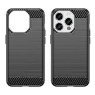 Etui i futerały do telefonów - Etui APPLE IPHONE 15 PRO Nexeri Carbon Pancerne czarne - miniaturka - grafika 1