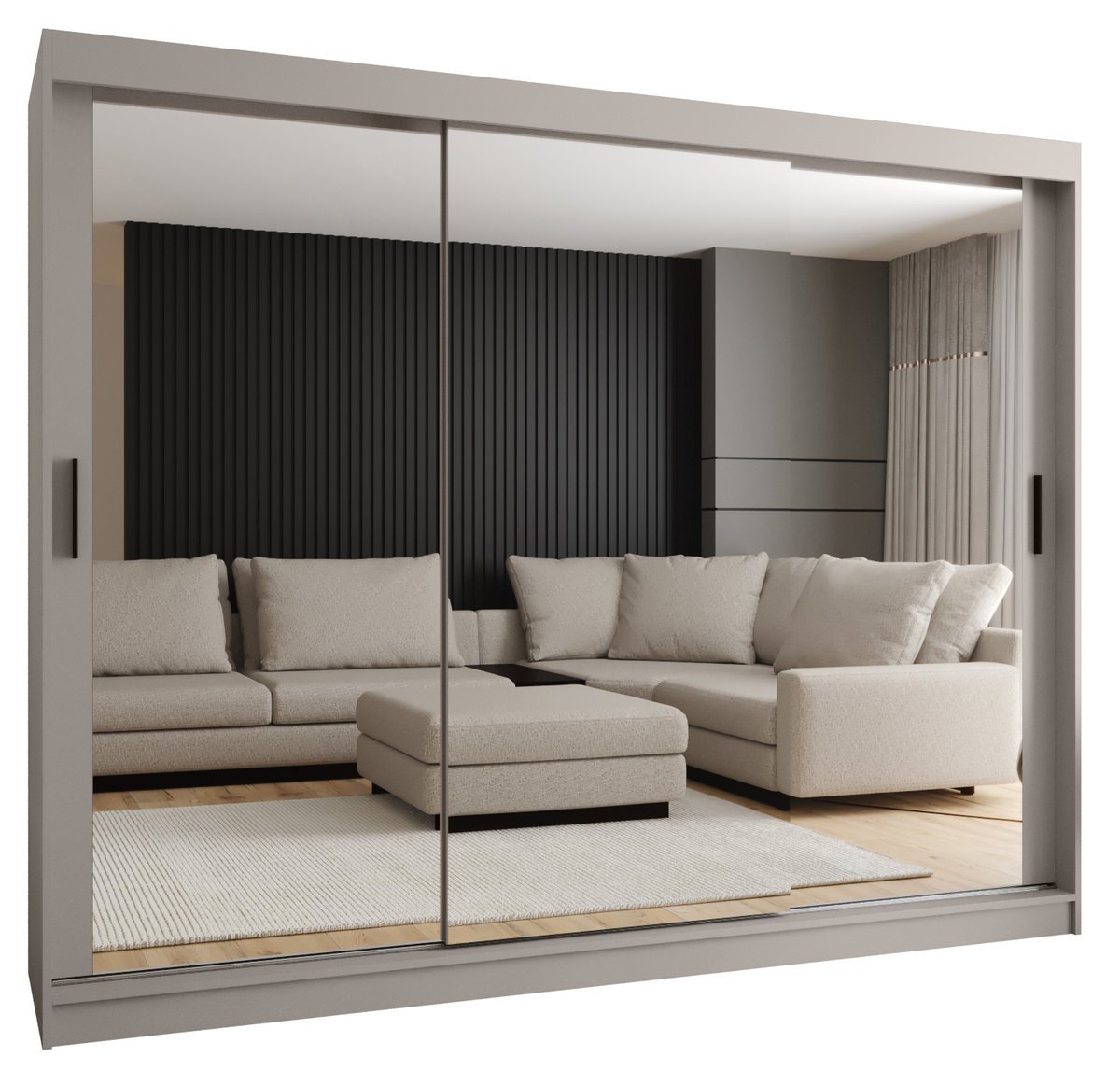 Szafa przesuwna RUBINO T3 250 gł. 62 kaszmir