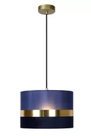 Lampy sufitowe - Lucide Extravaganza Tusse 10409/01/35 lampa wisząca zwis 1x40W E27 niebieska - miniaturka - grafika 1