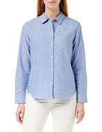 Koszulki i topy damskie - Wrangler Koszulka damska, niebieska (Limoges Blue), rozmiar L - miniaturka - grafika 1