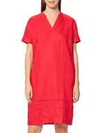Sukienki - APART Fashion Damska sukienka lniana, czerwona, 34-46 - miniaturka - grafika 1