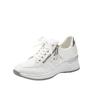 Sneakersy damskie - Rieker Sneakersy damskie N4322 80 Wielkość 39) - miniaturka - grafika 1