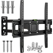 Inne akcesoria audio-wideo - MOCNY UCHWYT TV WIESZAK DO TELEWIZORA 26-55 CALI CZARNY - miniaturka - grafika 1