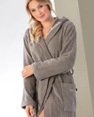 Szlafroki damskie - Cawo Szlafrok damski Sauna Time Stein - miniaturka - grafika 1