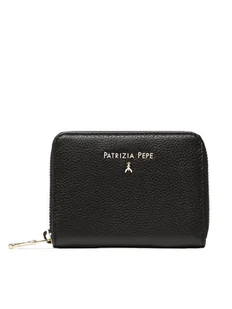 Patrizia Pepe Duży Portfel Damski CQ8512/L001 K103 Czarny - Portfele - miniaturka - grafika 1